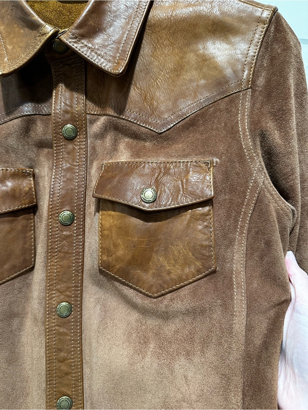 Vintage Ralph Lauren Sport suede jacket - Picture 7 of 12